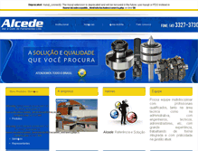 Tablet Screenshot of alcede.com.br